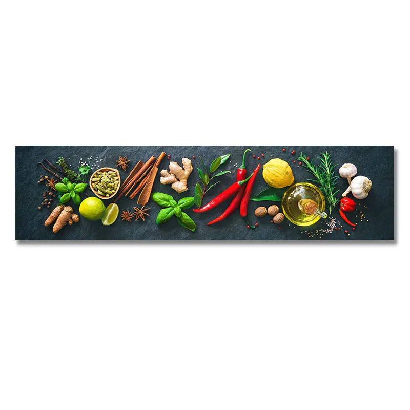 Grains Spices Peppers Food Canvas Art Painting Kitchen Decoration Poster Prints